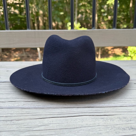 Janessa Leone black wool fedora hat main image 11